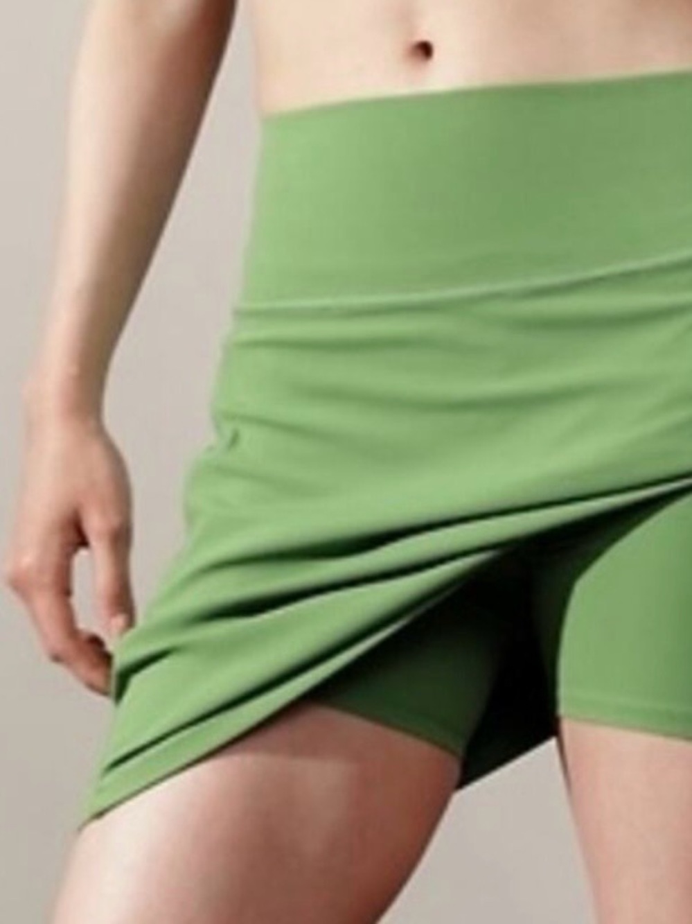 Athleta Salutation Stash Skort 16.5" • Baja Green Size 1X